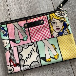 Small Kate Spade comic pouch